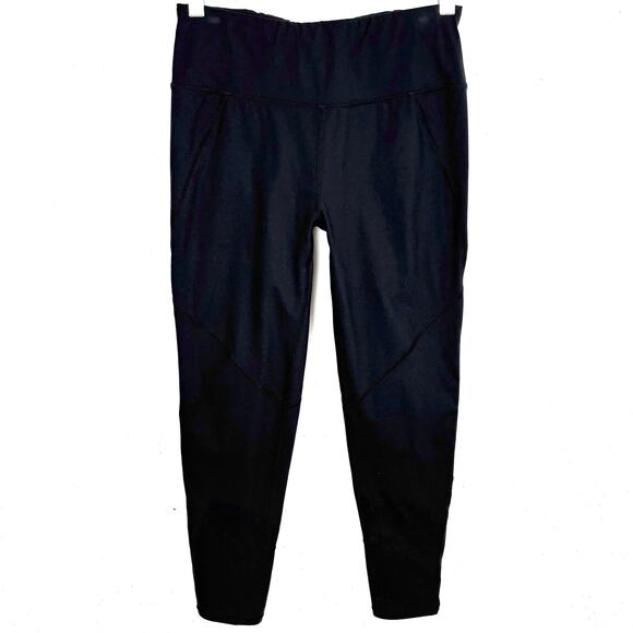 Sweaty Betty London Womens Reflective Power Leggings Back Zip Pocket Black Small - Picture 2 of 8